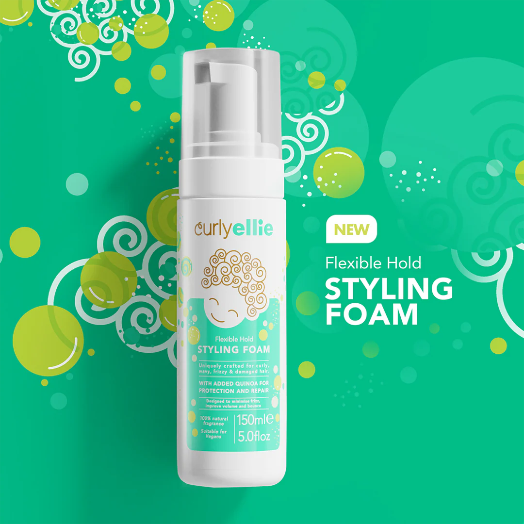 CurlyEllie Flexible Hold Styling Foam 150ml