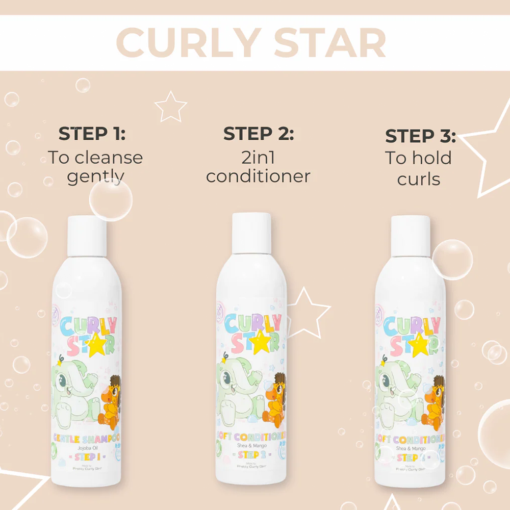 Pretty Curly Girl Curly Star - Gentle Shampoo 250ml
