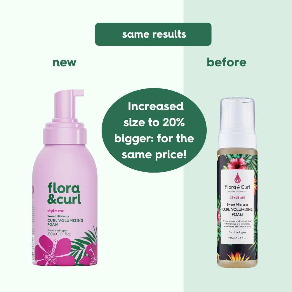 Flora &amp; Curl Style Me Sweet Hibiscus Locken-Volumen-Schaum 300ml