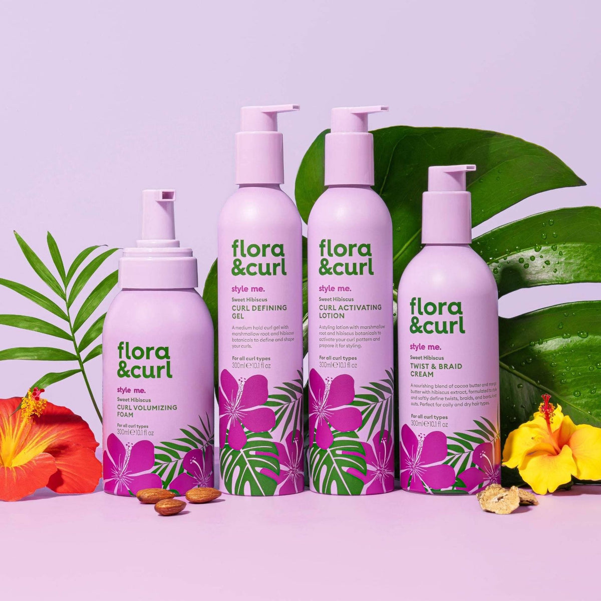 Flora &amp; Curl Style Me Sweet Hibiscus Twist &amp; Braid Creme 300ml