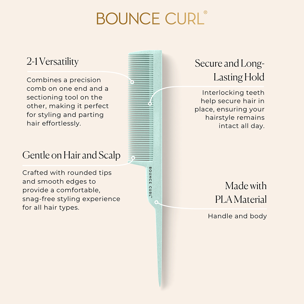 Bounce Curl Styling Comb (Teal)