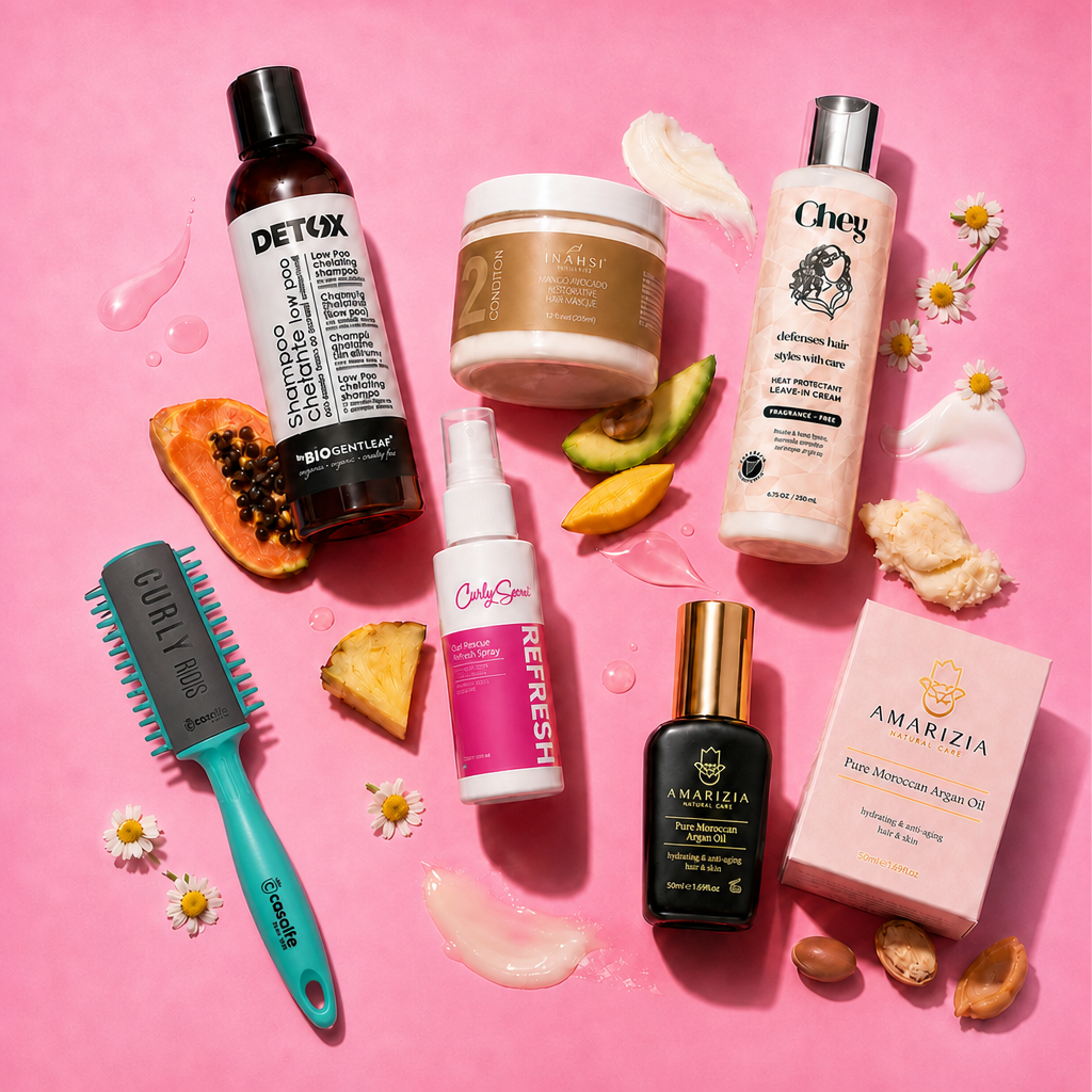 CurlyNest Advanced Kit zum Aufbau und zur Pflege gesunder Locken
