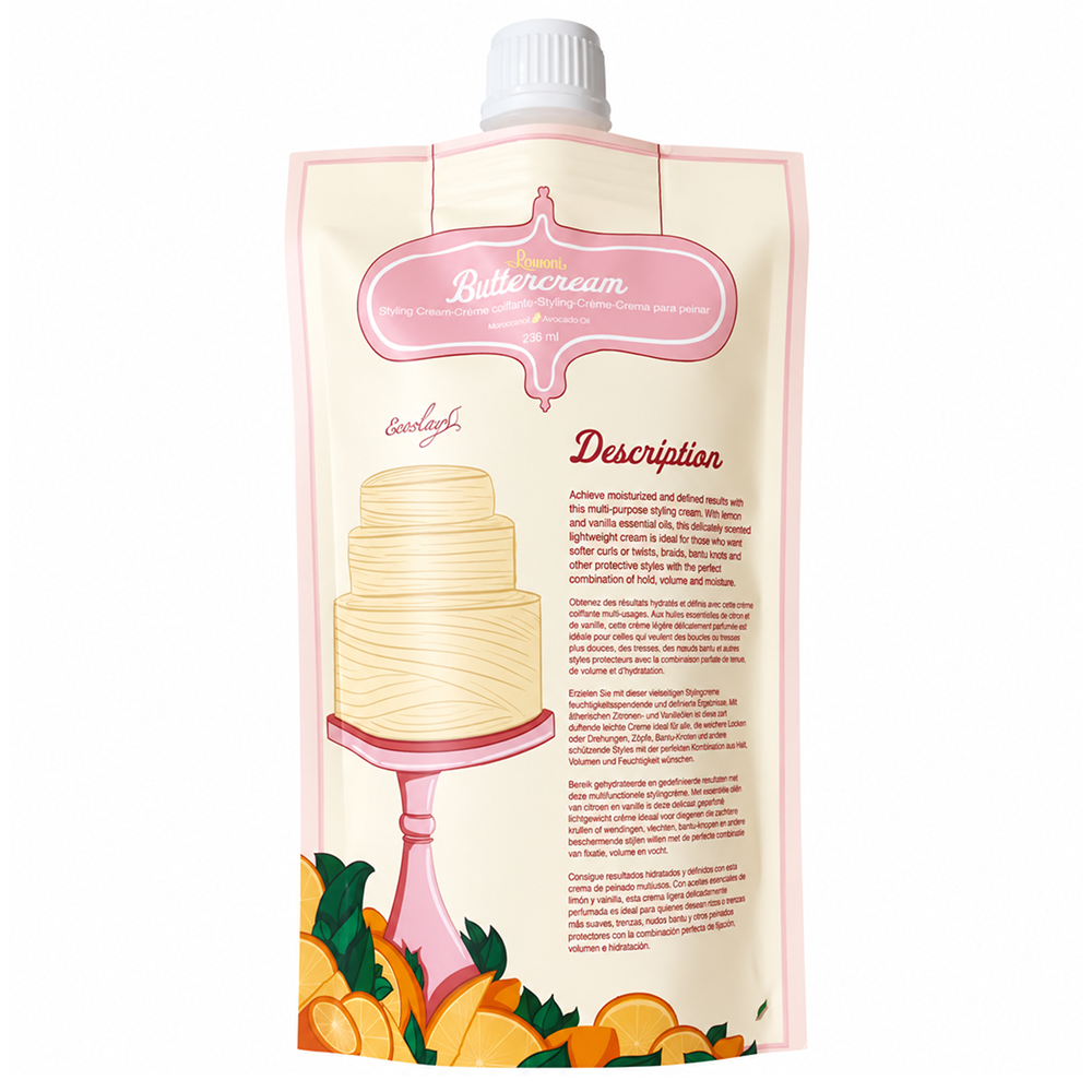 Ecoslay Lemon Buttercream Styling Cream