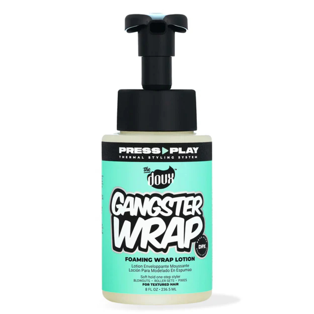 The Doux Press Play Gangster Wrap Foam Wrap Lotion 8oz