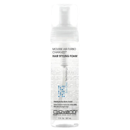 Giovanni Eco Chic Mousse Air Turbo-Charged Hair Styling Foam 207ml