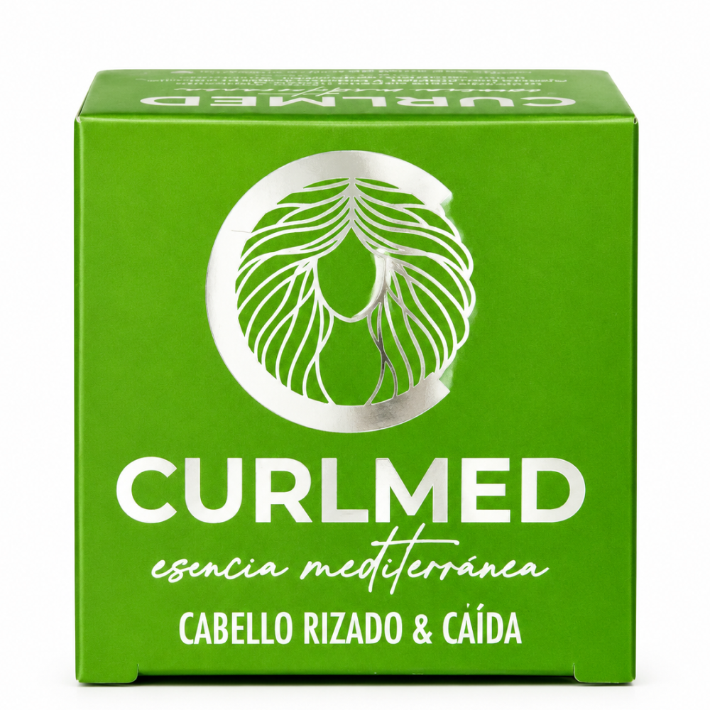 CurlMed Festes Shampoo für lockiges Haar und gegen Haarausfall 80 g