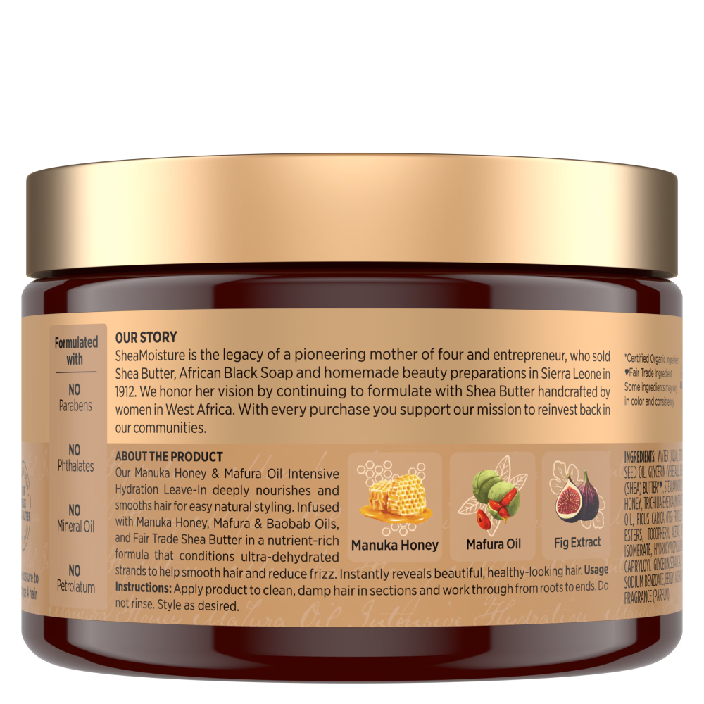 Shea Moisture Manuka Honey &amp; Mafura Leave-in Conditioner 326ml