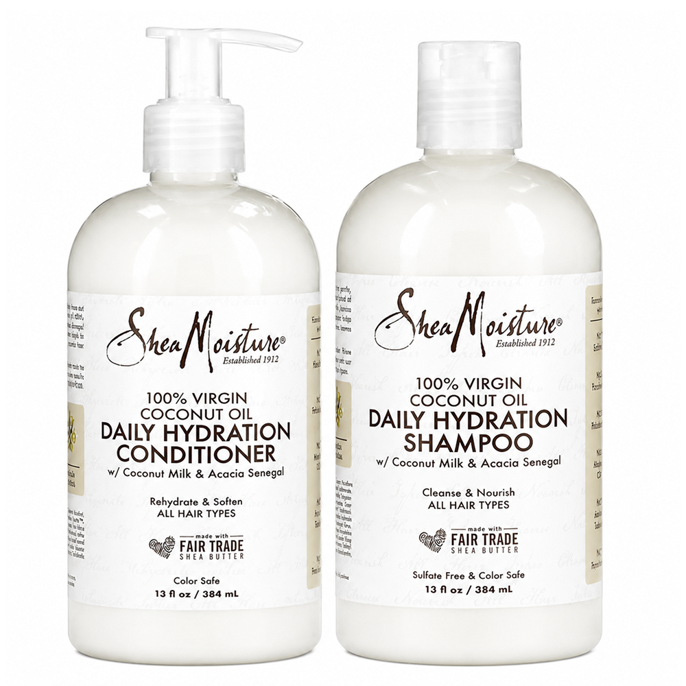 Shea Moisture 100% natives Kokosöl Daily Hydration Kombi-Pack