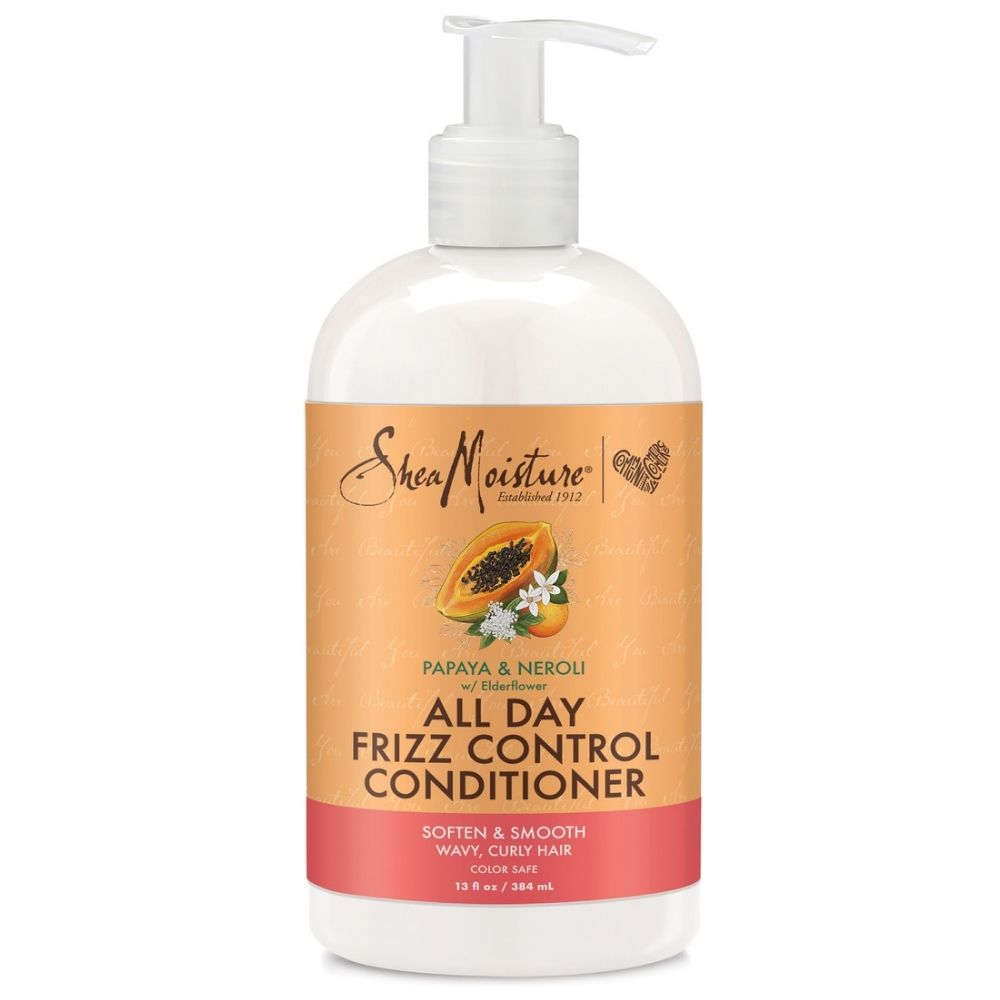 Shea Moisture Papaya &amp; Neroli Frizz Kontroll Pflegespülung für den ganzen Tag