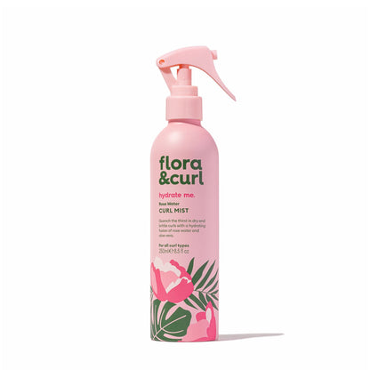 Flora &amp; Curl Hydrate Me Rosenwasser Locken-Nebel 250ml