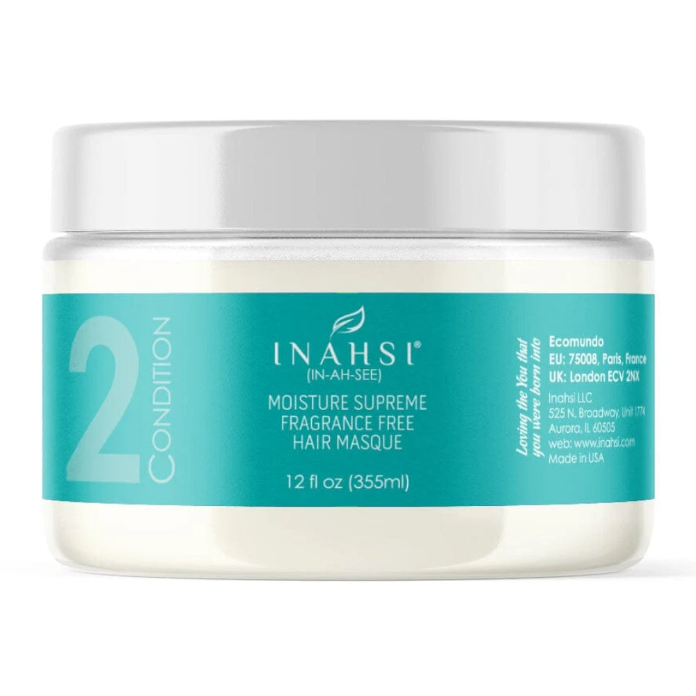Inashi  Moisture Supreme Fragrance-Free Hair Maque  12 fl oz 355ml
