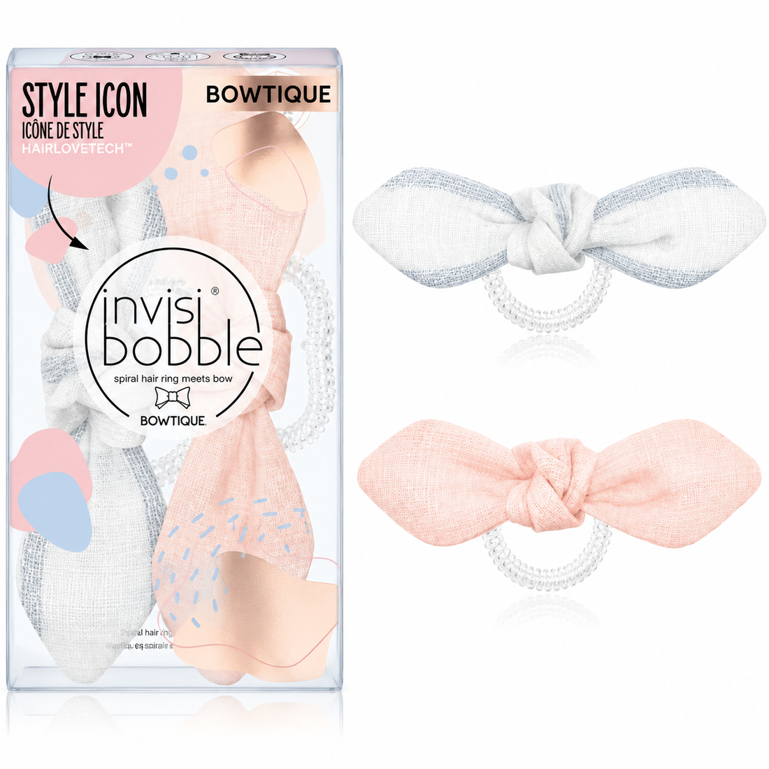 Invisibobble Bowtique Duo Nordic Breeze Summer Lemming Go Strawberry