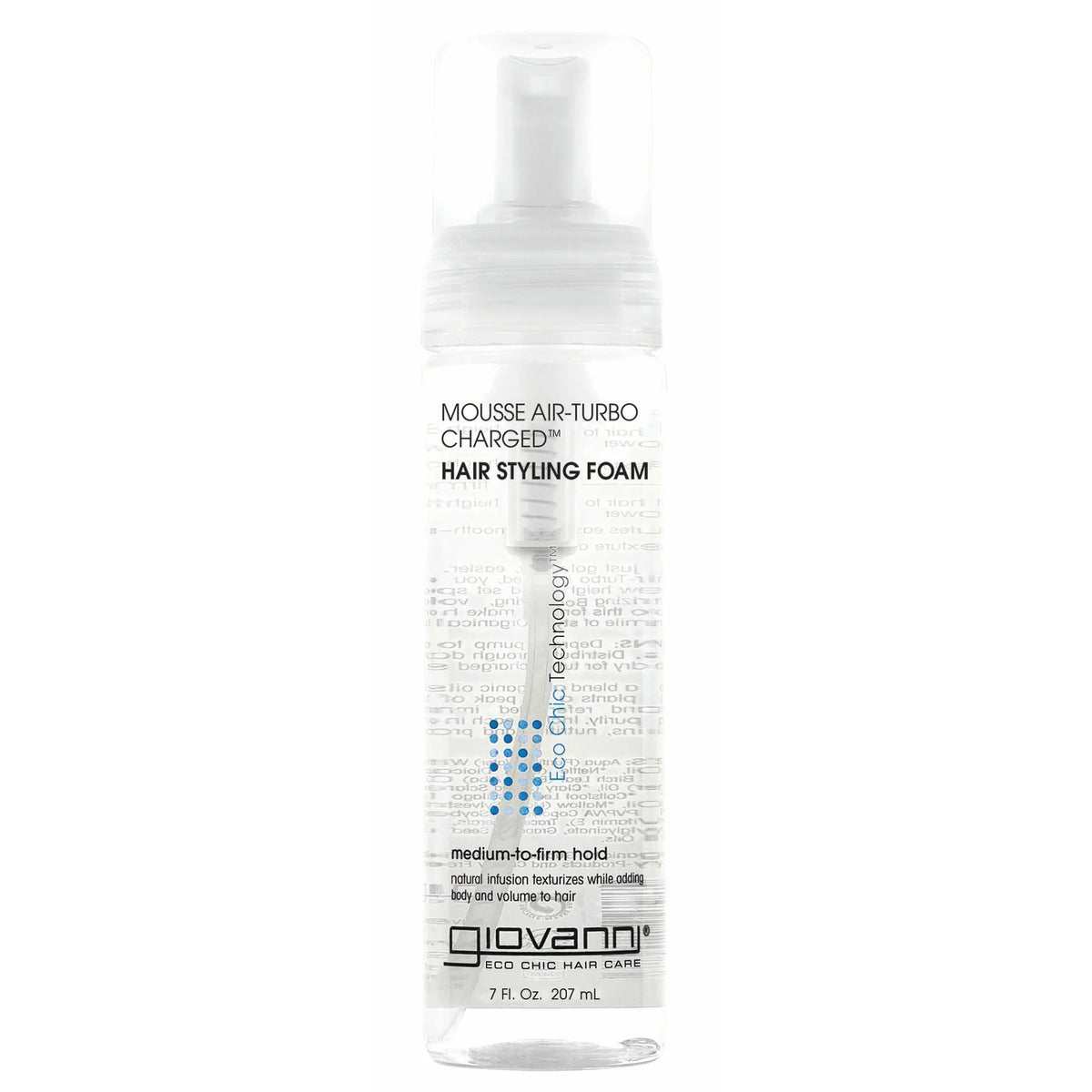 Giovanni Eco Chic Mousse Air Turbo-Charged Hair Styling Foam 207ml