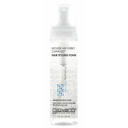 Giovanni Eco Chic Mousse Air Turbo-Charged Hair Styling Foam 207ml