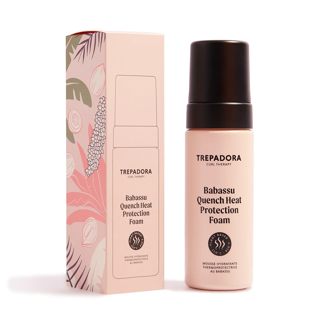 Trepadora curl Therapy Babassu Quench Heat protection foam