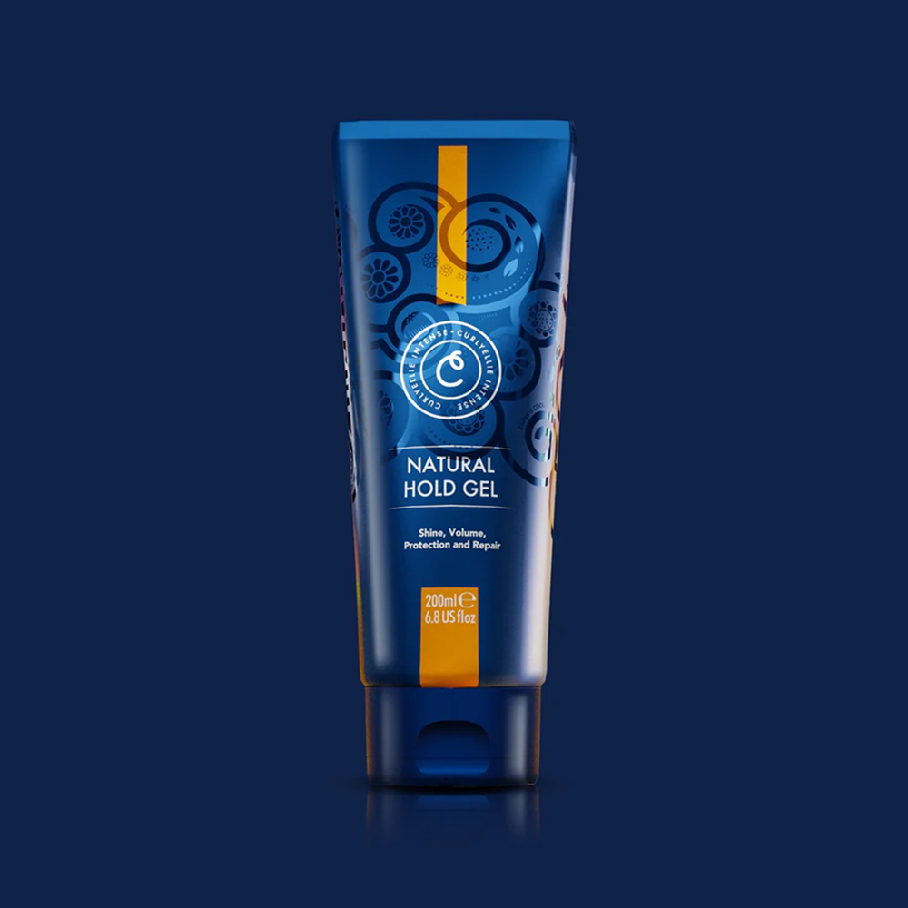 CurlyEllie Intense Natural Hold Hair Gel 200ml