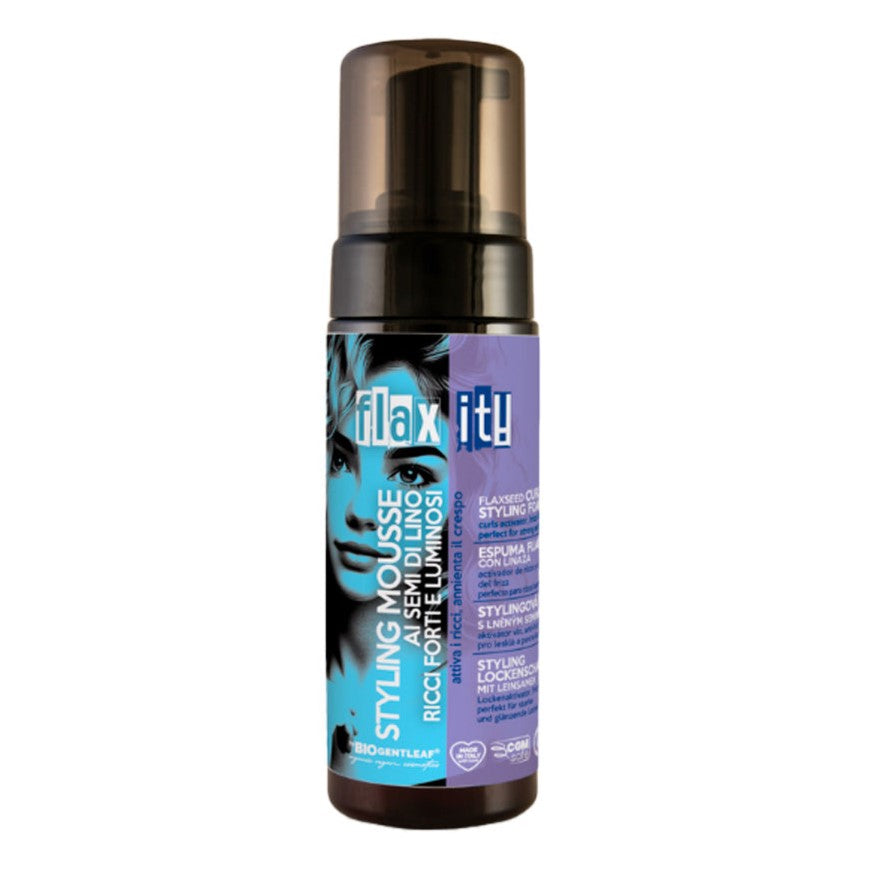 Bio Gentleaf Flax It Styling Mousse – Leinsamen Halt Mousse 150 ml