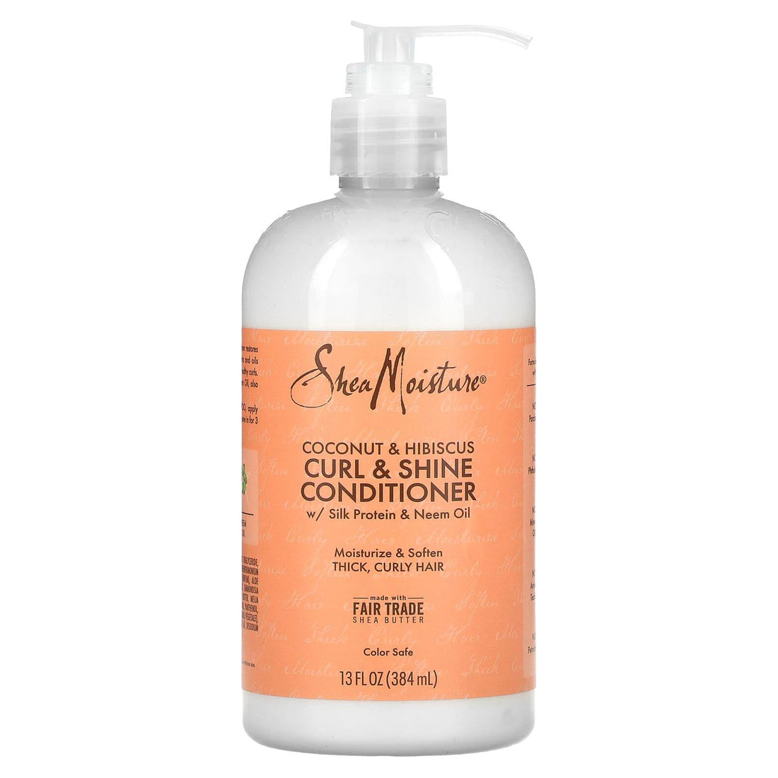 Shea Moisture Coconut &amp; Hibiscus Curl &amp; Shine Conditioner 384ml